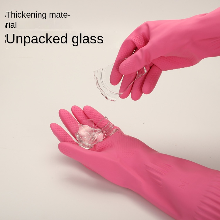38cm Extra Thick Pink Rubber D - đánh giá và giá Dish Glove Rubber