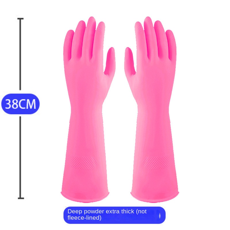38cm Extra Thick Pink Rubber D - đánh giá và giá Dish Glove Rubber