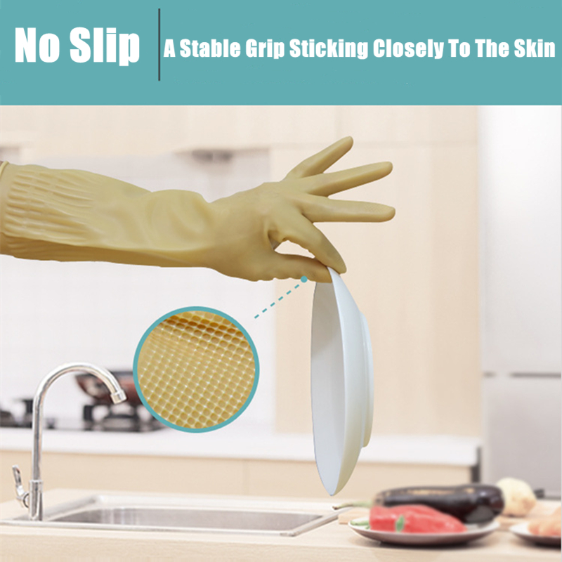 Long Reusable Rubber Dishwashi - đánh giá và giá Dish Glove Rubber