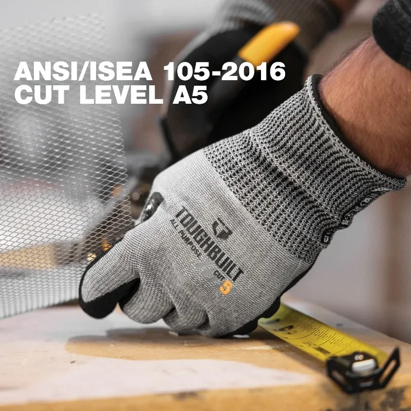 ToughBuilt TB-P2-112-5-L Nitri - đánh giá và giá Cut Resistant Glove