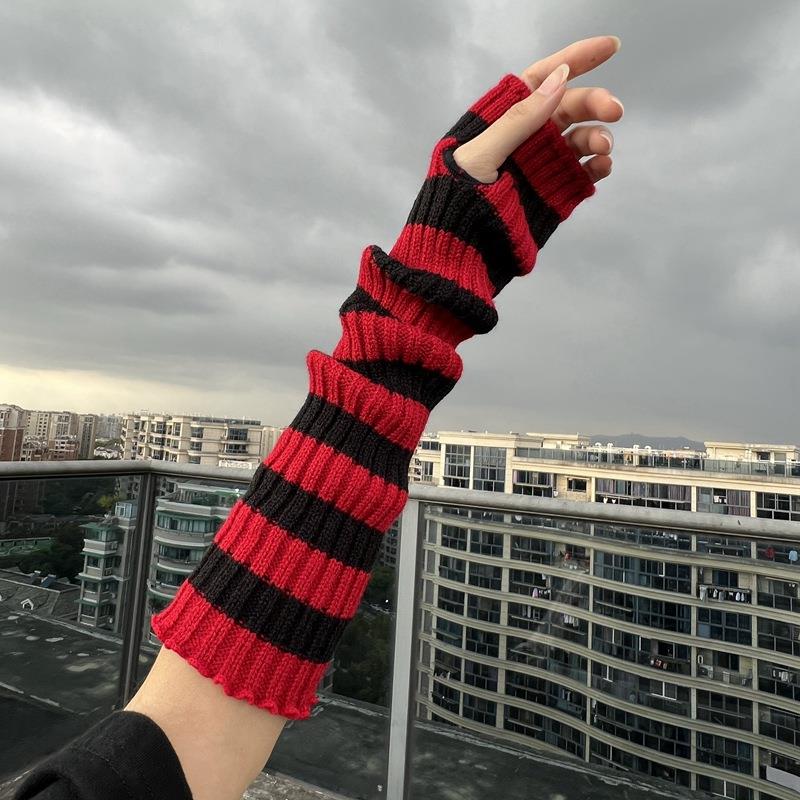 Winter Warm Long Sleeves Gothi - đánh giá và giá Fingerless Glove Knit