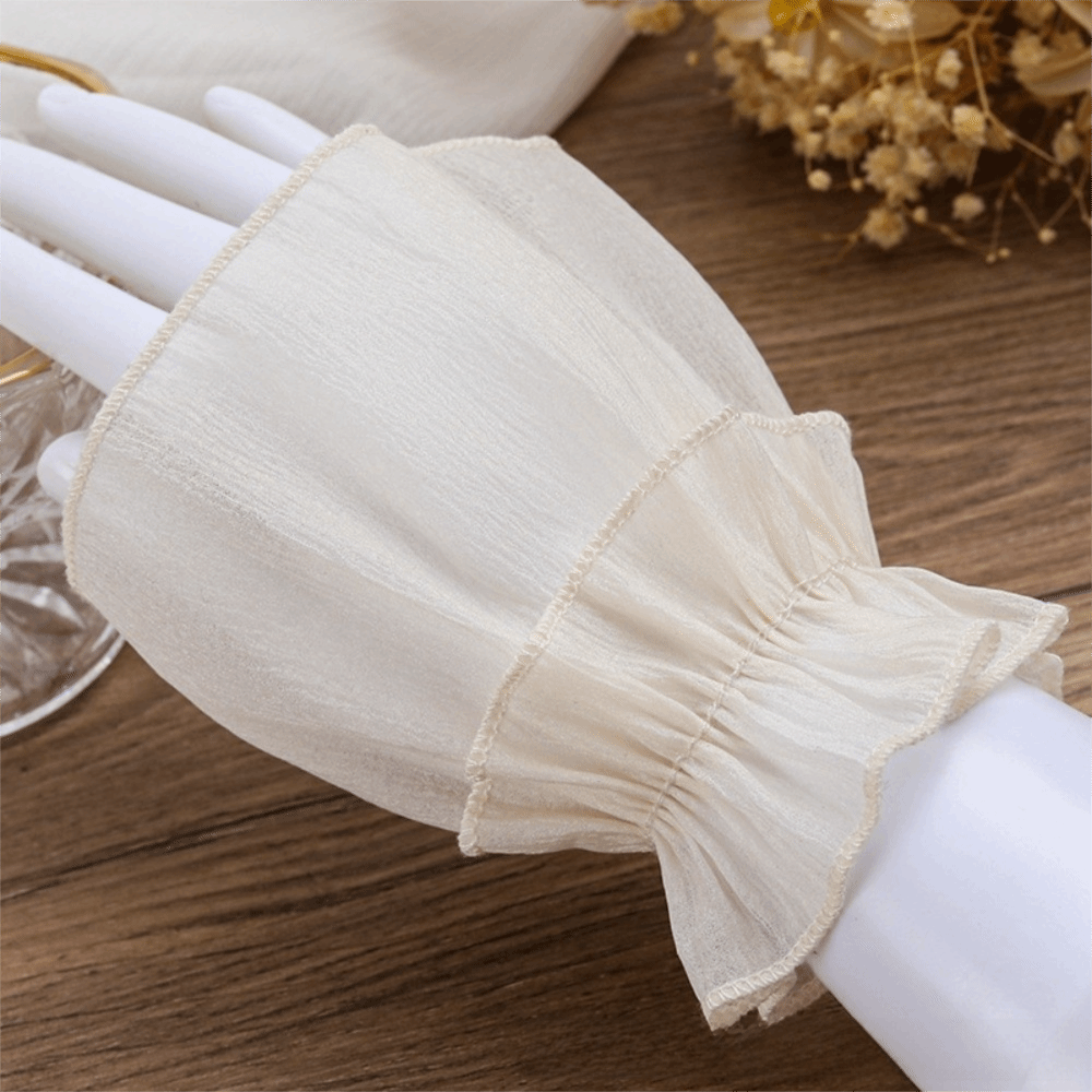 Ruched Pleated Detachable Cuff - đánh giá và giá Fingerless Glove Knit
