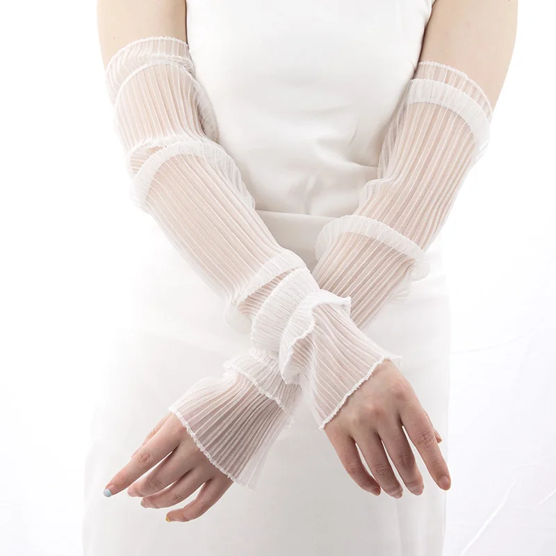 Summer Long Fingerless Gloves  - đánh giá và giá Fingerless Glove Knit