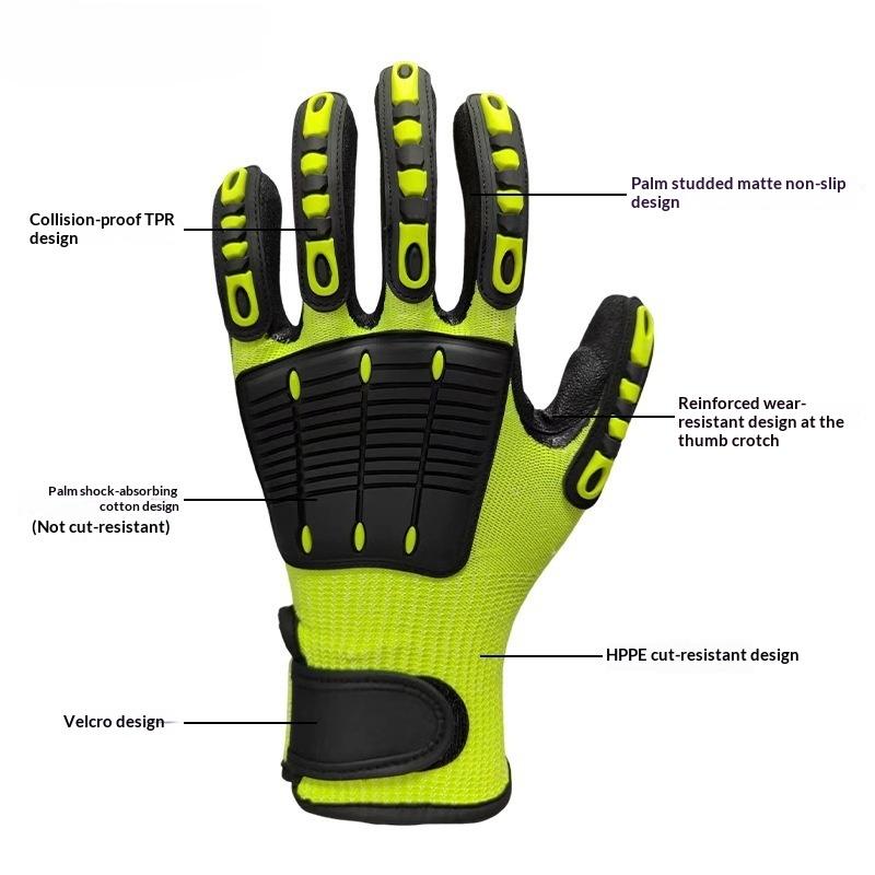 Cut Resistant Safety Work Glov - đánh giá và giá Work Glove Impact